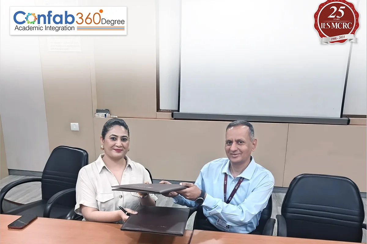 M/S Confab 360 Degree signed an MoU with IES-MCRC college for an International Conference. - Image 1