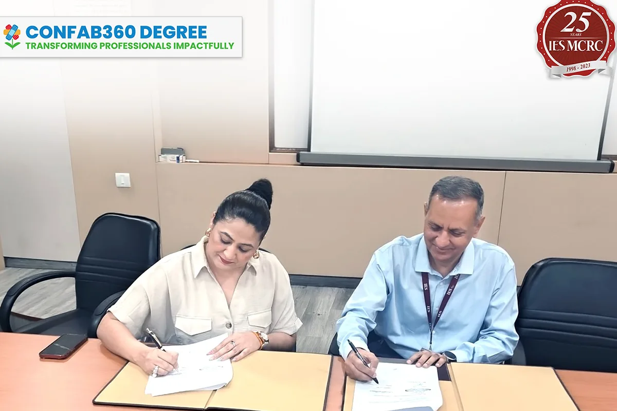 M/S Confab 360 Degree signed an MoU with IES-MCRC college for an International Conference. - Image 2